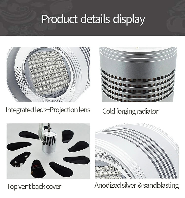 WEEK AQUA T90 PRO APP RGB-UV 90W Fish Tank Bracket Downlight Dimming Timing Aquarium LED Aquatic Light reef led light with app