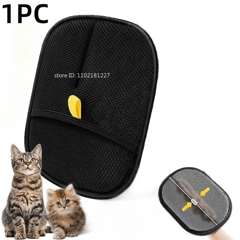 Upgraded Pet air Cleaning Removal Gloves Pet Grooming Finger Glove Reusable Sofa Carpets Cat Dog Hair Cleaning Tools