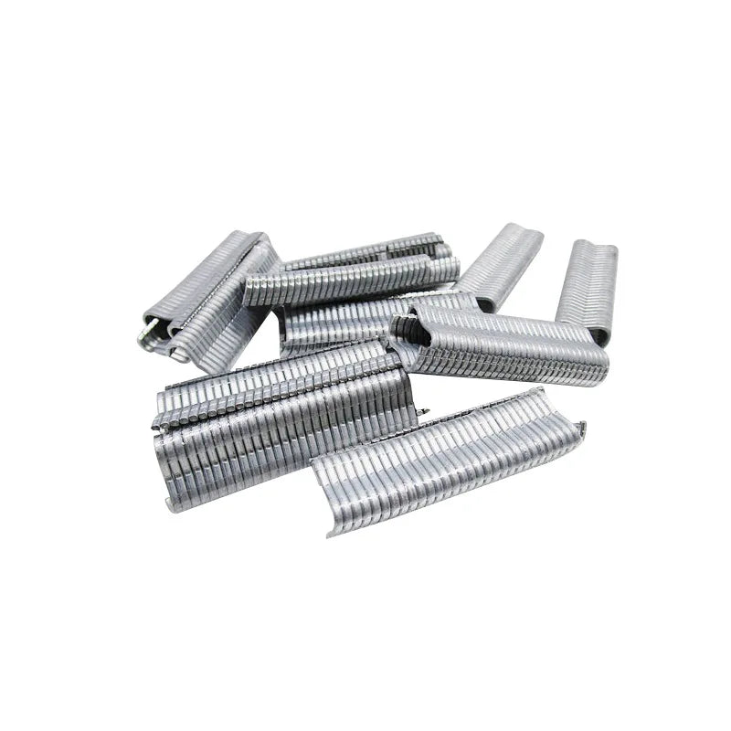 Hog Ring Plier Tool and 600pcs M Clips Staples Chicken Mesh Cage Wire Fencing Caged Clamp Poultry Supplies Chicken Cage
