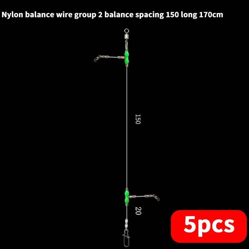 PD Fishing Tackle Nylon Tenpin Line Set Sea Fishing Wreck Pulling Stream Shore Fishing Long Casting Gourd Connector Accessories