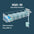 Aquarium Wall-Mounted Waterfall Filter Roller, ,Circulating Oxygen genation,Multi-Layer Fish Tank Top Filter New
