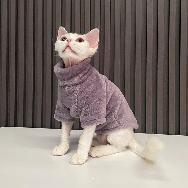 Fashionable Clothes For Cats Sphynx Cat Sweater Kitten Clothing Hound Dog Hoodie Clothes For Sphinx Cat Outfit Pet Jumpsuits - Play Paws Toys