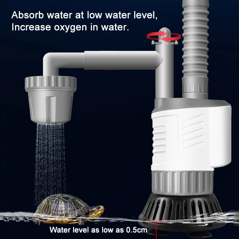 Aquarium Water Change Pump Electric Fish Tank Cleaning Tool Vacuum Water Changer Gravel Cleaner Siphon Filter Pump  30W 220v
