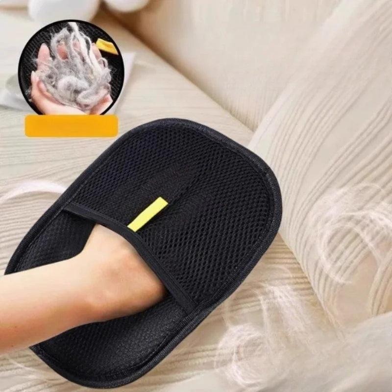 Pet Grooming Gloves Hair Remover Brush For Cats Dogs Remove Sofa Carpet Clothes Go Floating Hair Static Dedusting Cleaner
