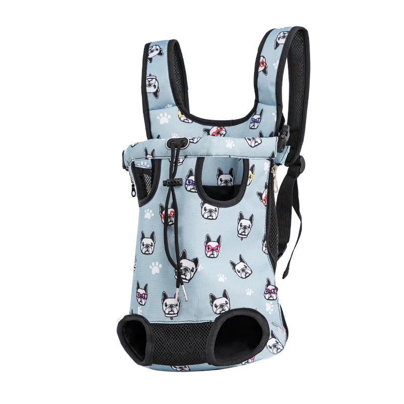 Adjustable Cat Carrier Bag Pet Double Shoulder Backpack Portable Bag Outdoor Travel Camping Hiking Cat Bag Dog Bag - Play Paws Toys