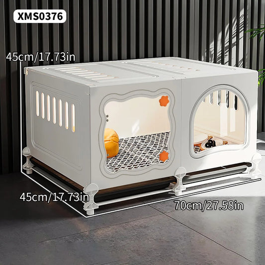 Cat House, Cat Cage, Universal Cat Nest, Cat Toilet All-In-One, Indoor and Outdoor, Suitable for Cats and Dogs, Space-Saving Pet Cage - Play Paws Toys
