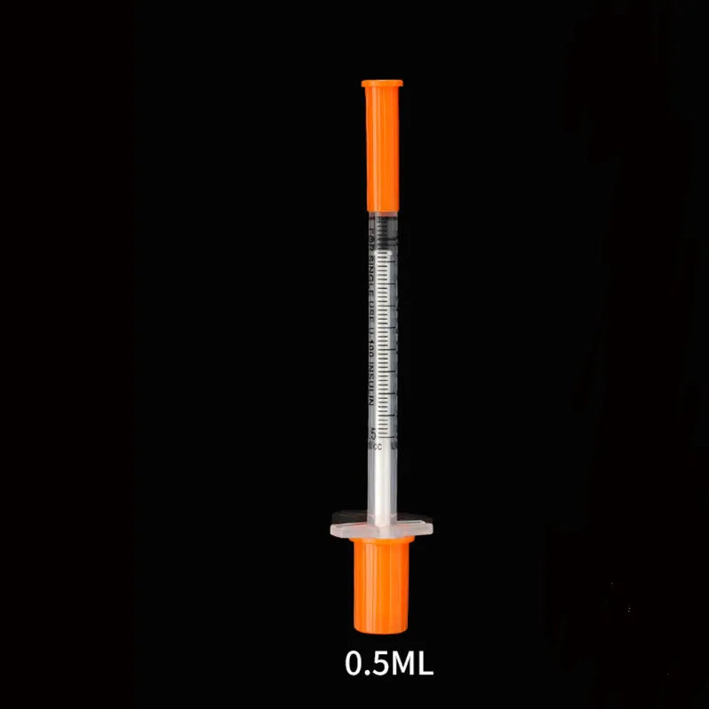 50Pcs/Pack 0.3ML 0.5ML 1ML Animal Syringe with Lab Supplies Farm Animal Cattle Sheep Horses Cat Dog Pet Syringes Liquid Tattoo