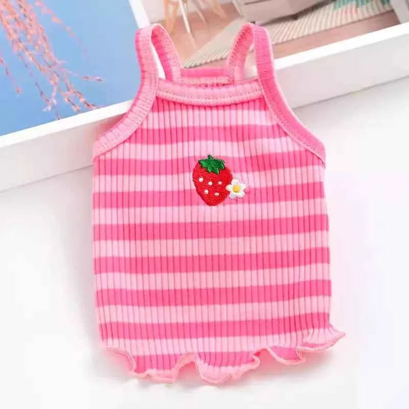 Small Dog Dresses Princess Clothes for Puppy Vest Floral Costume for Medium Pet Pomeranian Chihuahua Ropa Perro Skirt