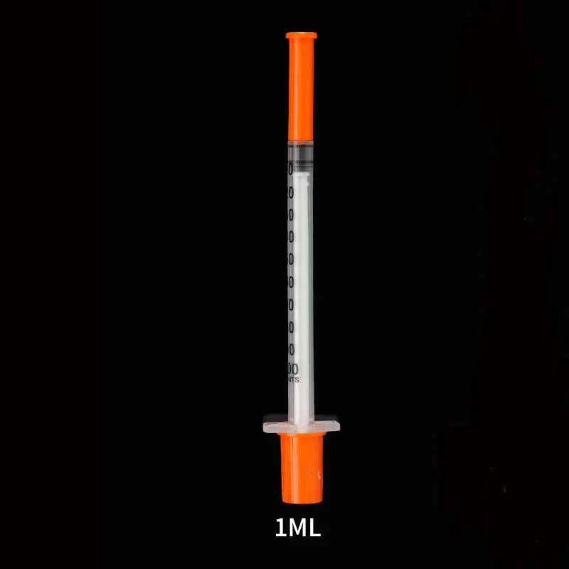 50Pcs/Pack 0.3ML 0.5ML 1ML Animal Syringe with Lab Supplies Farm Animal Cattle Sheep Horses Cat Dog Pet Syringes Liquid Tattoo