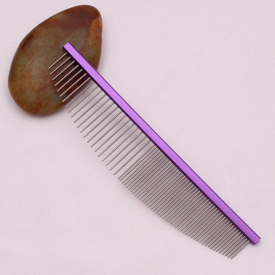 Pet Grooming Combs Aluminum Alloy Brush For Dogs Boundary Knot Massage Tools Professional Salon Cat Hair Cleaning Crescent Combs