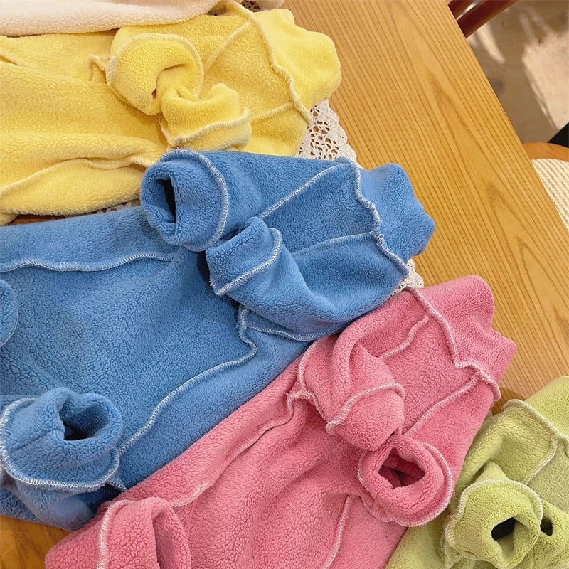 Fleece Coat for Sphynx Cat Warm Sweatshirt 4-legged Jumpsuit for Kittens Dogs soft Loungewear for Male Cat Devon Rex Sweater - Play Paws Toys