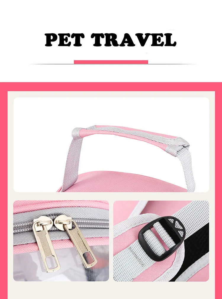 Cat Outing Bag Pet Extra Large Space Carrying Bag Cabin Aviation Box Cat Backpack Bag Side Opening - Play Paws Toys