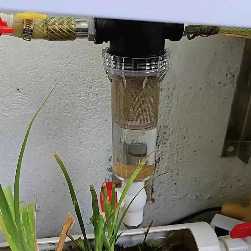 1/2 3/4 Female Thread Aquarium Feces Separator Precision Filtration Efficient Separation Fish Waste Collector High Flow Rate