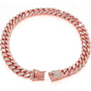 Shiny Rhinestone Cuban Chain Dog Pet Necklace Fashionable and Durable