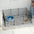 Dog cage Wire mesh fence indoor teddy animal escape barrier