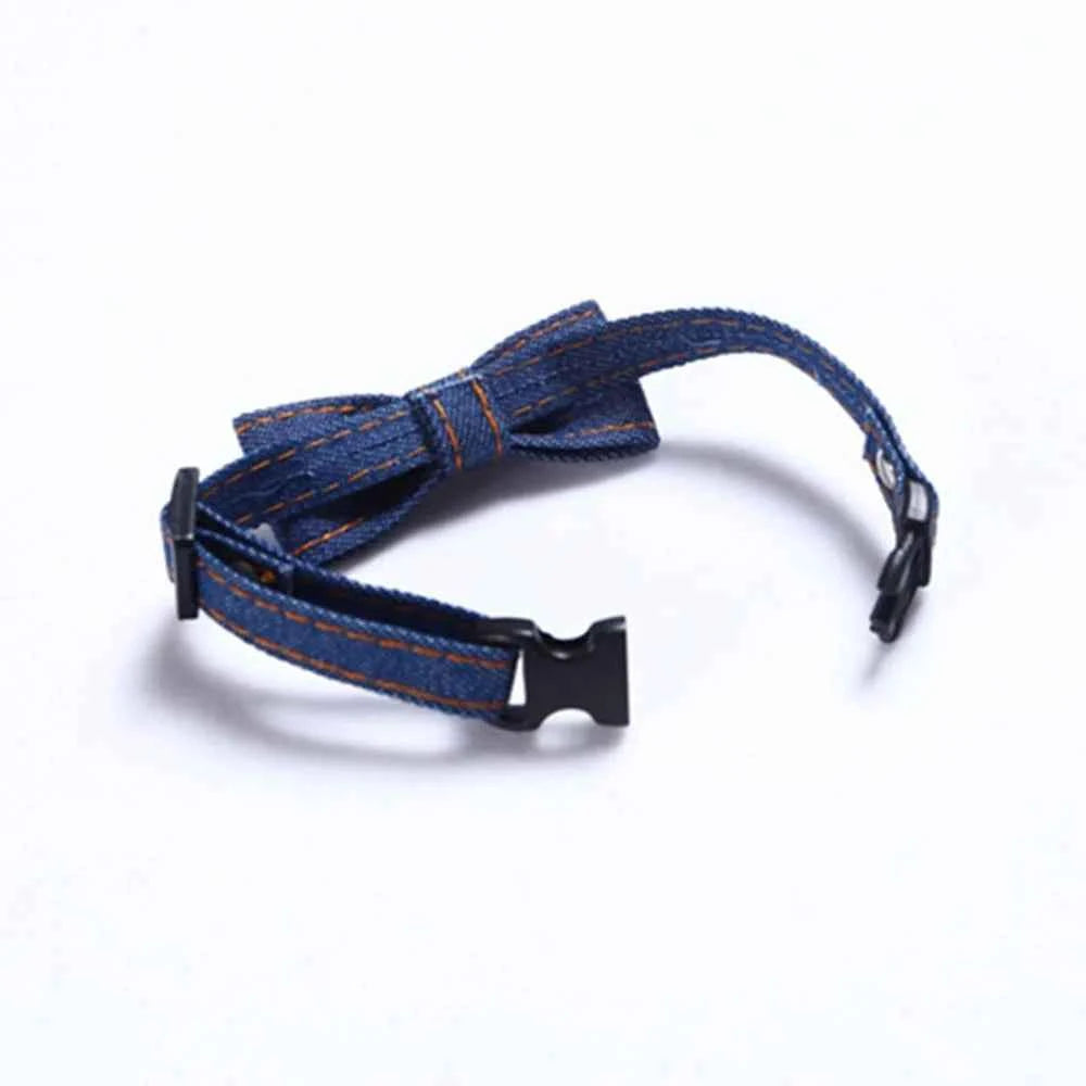 Pet Accessories for Dogs Cats Bowtie British Style Puppy Plaid Tie Breakaway Bowknot Collar for Small Dog Cat Gentleman Costume