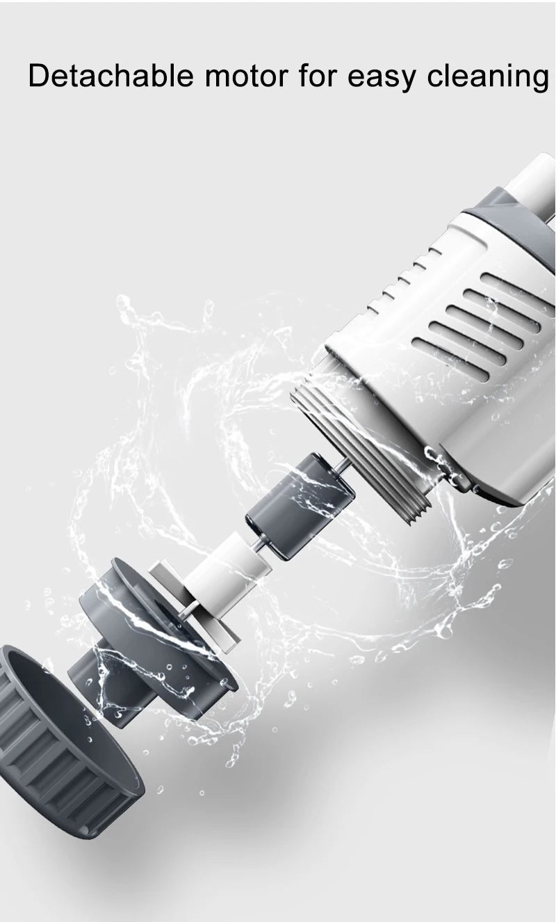 Aquarium Water Change Pump Electric Fish Tank Cleaning Tool Vacuum Water Changer Gravel Cleaner Siphon Filter Pump  30W 220v