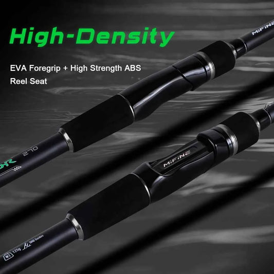 MIFINE HONOR Telescopic Fishing Rod 24T Carbon Fiber 2.1M 2.4M 2.7M Travel Spinning Rods Lure Weight 3-18g 6-27g Solid Tip Rods