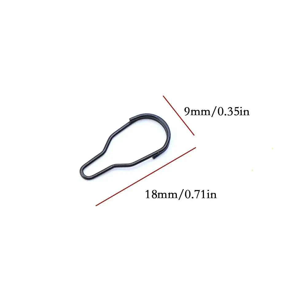 20pcs Carp Fishing Accessories PVA Bag Link Clips Method Feeder Hair Rig Bait Boilie Connector Quick Change Swivels Fish Tackle