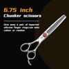 Fenice 6.5/7.0 inch High-end JP440C Alloy Steel Diamond Screw Grooming for Dogs Scissors Shears Kit for Dog Groomers