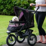 Luxury Folding Pet Stroller for Outdoor Dog Strollers Pet Trolley for Pet Stroller Carrier Travel With Large Wheels - Image 3