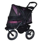 Luxury Folding Pet Stroller for Outdoor Dog Strollers Pet Trolley for Pet Stroller Carrier Travel With Large Wheels