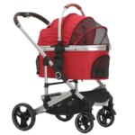 Factory Wholesale Pet Stroller and Carrier Luxury 4 Wheels Pet Portable Folding Travel Dog Trolley for Big and Small Dog - Image 4