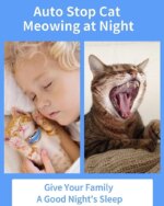 PaiPaitek Cat Training Collar,Cat Shock Collar with Remote ,Cat Stop Meowing Collar, Remote Control/Automatic Anti-Meow for Cats - Image 2