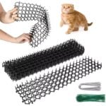 6/10Pcs Garden Prickle Strip Dig Stop Cat Repellent Deterrent Mat Anti-cat Prickle Strips Keep Cat Away Digging Climbing Spike