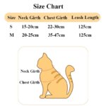 Cat Harness and Leash Set Adjustable Escape Proof Pet Harness for Kitten Outdoor Walking Cat Collar Lead Leash Pet Supplies - Image 6