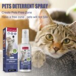 Cat Deterrent Spray Natural Scratching Cats Anti Scratch Spray No Stimulation Orange Fragrance Sofa Furniture Protectors - Image 3