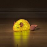 New Interactive Mouse Plush Cat Chew Toys Boredom Interactive Plush Toys Kitten Game Indoor Plush Mice Luminous Toys For Cats - Image 2
