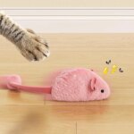 New Interactive Mouse Plush Cat Chew Toys Boredom Interactive Plush Toys Kitten Game Indoor Plush Mice Luminous Toys For Cats - Image 4