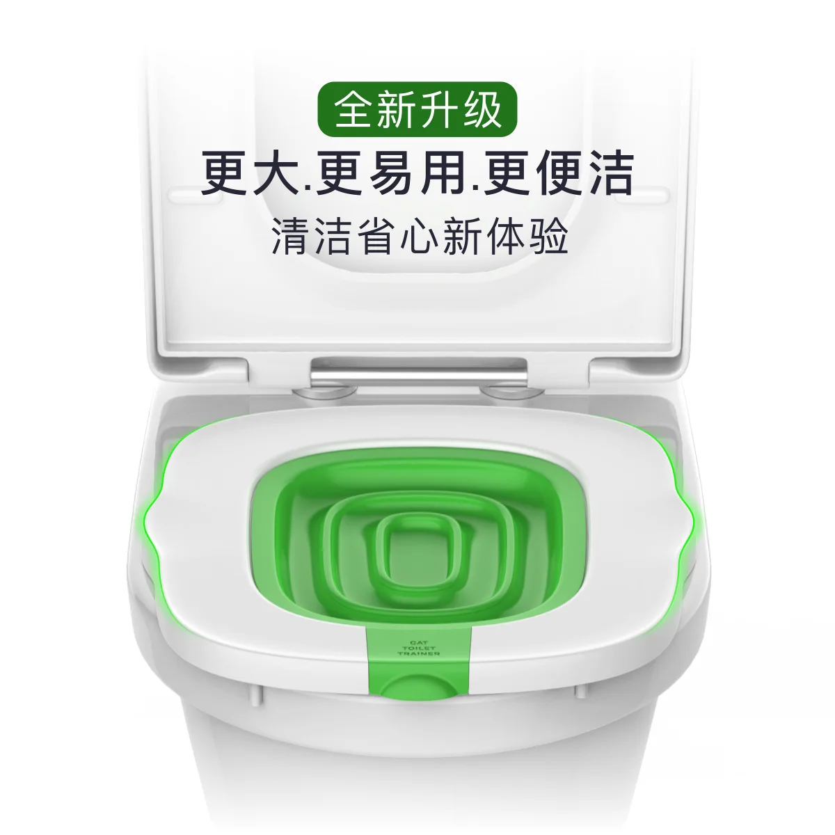 Reusable Cat Toilet Training Kit - Step-by-Step Litter Mat System with Non-Slip Base & Cleaning Tools Potty Trainer for Cats Reusable Cat Toilet Training Kit - Step-by-Step Litter Mat System with Non-Slip Base & Cleaning Tools Potty Trainer for Cats