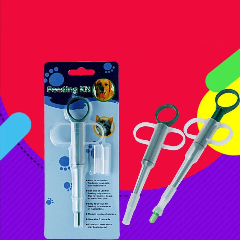 Pet feeding syringe Safe silicone comfortable baby cat feeding feeding medicine stick insect repellent liquid medicine syringe