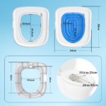 Pet Cat and Dog Toilet Training Artifact Kit Sand Tray Toilet Removable Reusable Trainer Toilet Pet Cleaning Training Products - Image 4