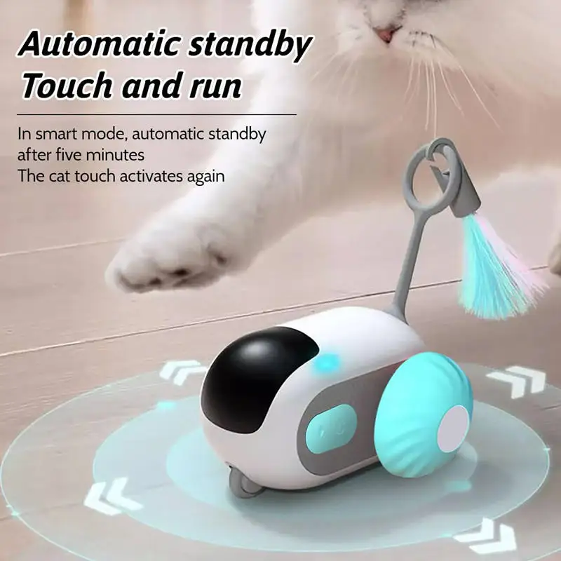 Electric Cat Toys Remote Control Sports Car Teaser Stick Self-Help Boredom Reliever Indoor Cat Interactive Smart Cat Toys Electric Cat Toys Remote Control Sports Car Teaser Stick Self-Help Boredom Reliever Indoor Cat Interactive Smart Cat Toys