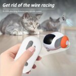 Electric Cat Toys Remote Control Sports Car Teaser Stick Self-Help Boredom Reliever Indoor Cat Interactive Smart Cat Toys - Image 2