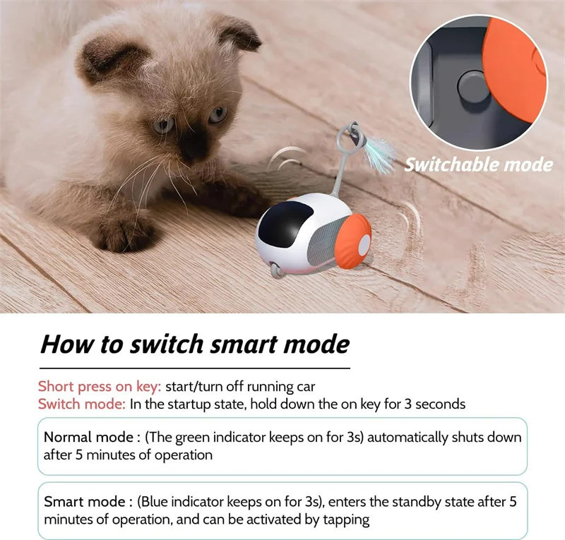 Electric Cat Toys Remote Control Sports Car Teaser Stick Self-Help Boredom Reliever Indoor Cat Interactive Smart Cat Toys Electric Cat Toys Remote Control Sports Car Teaser Stick Self-Help Boredom Reliever Indoor Cat Interactive Smart Cat Toys