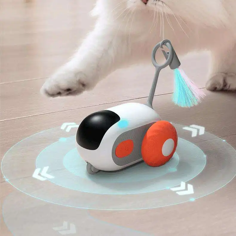 Electric Cat Toys Remote Control Sports Car Teaser Stick Self-Help Boredom Reliever Indoor Cat Interactive Smart Cat Toys Electric Cat Toys Remote Control Sports Car Teaser Stick Self-Help Boredom Reliever Indoor Cat Interactive Smart Cat Toys