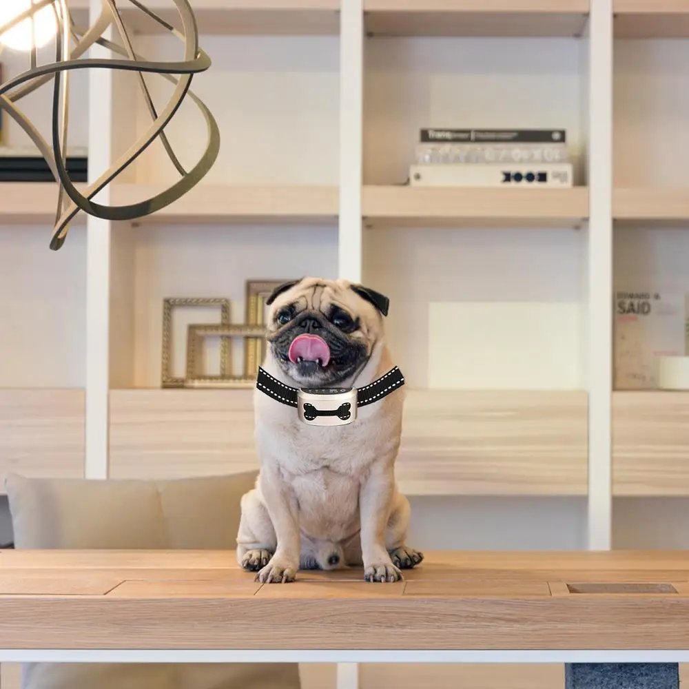 Dog Bark Collar | USB Rechargeable Smart Anti Barking Collar with 7 Adjustable Sensitivity Beep Vibration Shock Training Collar