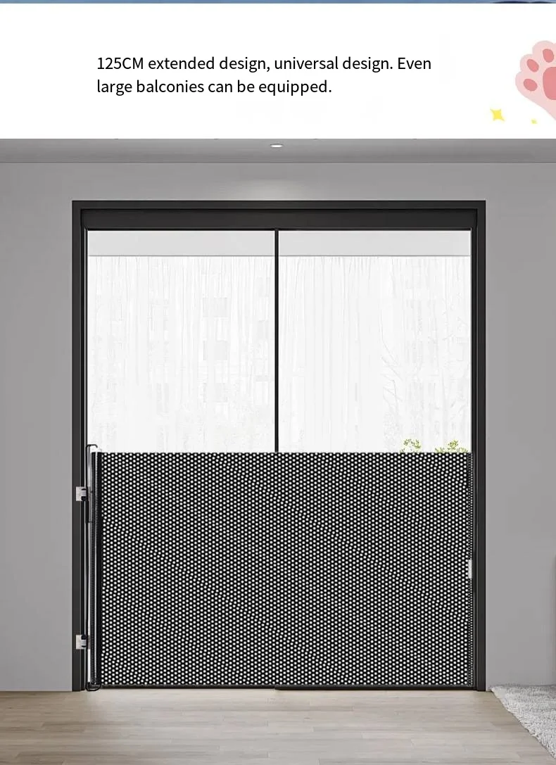 Extensible indoor cat and dog door for pet isolation network new foldable breathable net ladder safety fence with hooks Extensible indoor cat and dog door for pet isolation network new foldable breathable net ladder safety fence with hooks