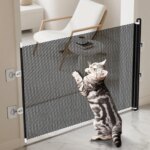 Puppy Safety Fence Retractable Pet Gate Cat and Dog Safety Isolation Nets Pet Supplies For Doorway Stairs Balcony - Image 4