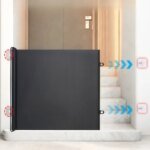 Automatic Retractable Pet Fence Door Isolated Cat Safety Door No-drill Mesh for Cats Sturdy and Durable Cat Accessories - Image 3