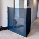 Automatic Retractable Pet Fence Door Isolated Cat Safety Door No-drill Mesh for Cats Sturdy and Durable Cat Accessories - Image 2