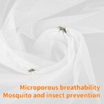 Reinforced heavy duty cat screen door, thickened cat scratch mesh to prevent scratching, U-shaped with bilateral zippers - Image 6