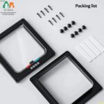 ATUBAN Large Cat Door Interior Door Pet Door for Cat Exterior Door 4 Modes Locking Suitable for Window and Wall,Strong Durable - Image 6