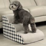 Pet 2/3 Steps High Density Foam Dog Secure Stairs Ramps Non-Slip Pet Steps for Older Dogs Pet with Joint Pain Sofa Bed Ladder