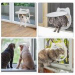 Pet Screen Door Magnetic Self-Closing Small Dogs and Cats Door with Locking Function for Screen Door, Window and Porch - Image 2