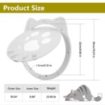 Pet Screen Door Magnetic Self-Closing Small Dogs and Cats Door with Locking Function for Screen Door, Window and Porch - Image 5